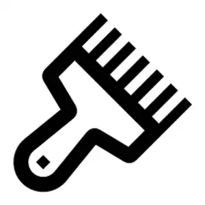 A paintbrush icon for Wide Color Options