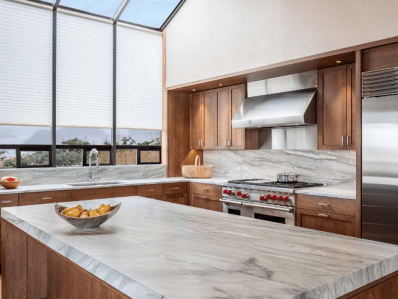contemporary oak kitchen cabinets