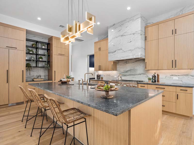 light oak kitchen cabinets