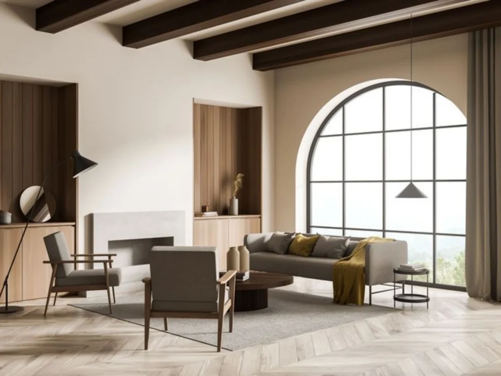 Modern Minimalist Arched Windows